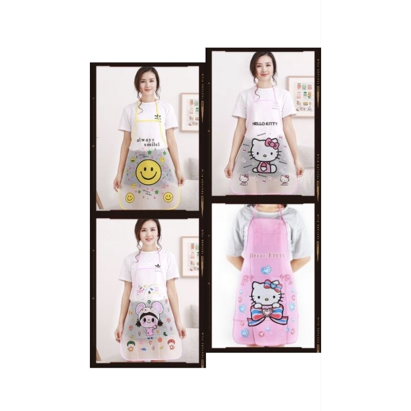 CELEMEK DAPUR KARAKTER CELEMEK APRON MASAK CELEMEK MASAK ANTI AIR WATERPROOF