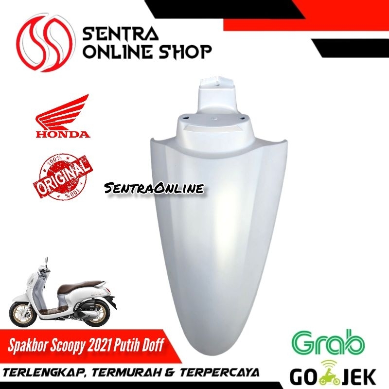 Fender fr spakbor depan scoopy all new 2021 putih doff dop original