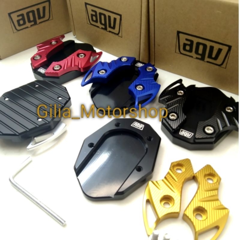 Tapak Sepatu Cover Standar Samping Full CNC AGV Nmax Lexi PCX Xmax