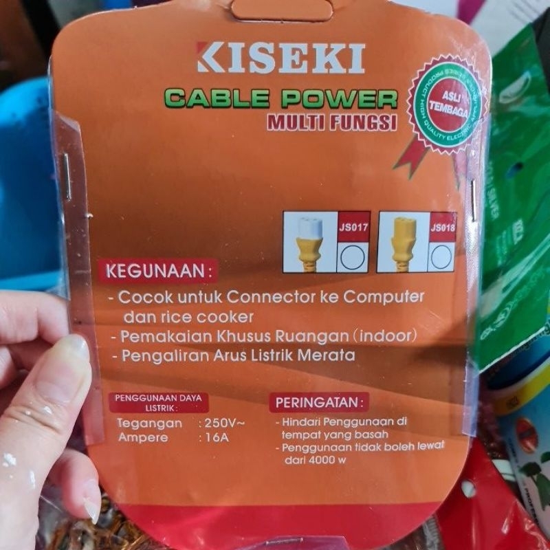 kabel power CPU komputer, MAGIC COM 1.8 meter BEETSTER hitam orange computer cable