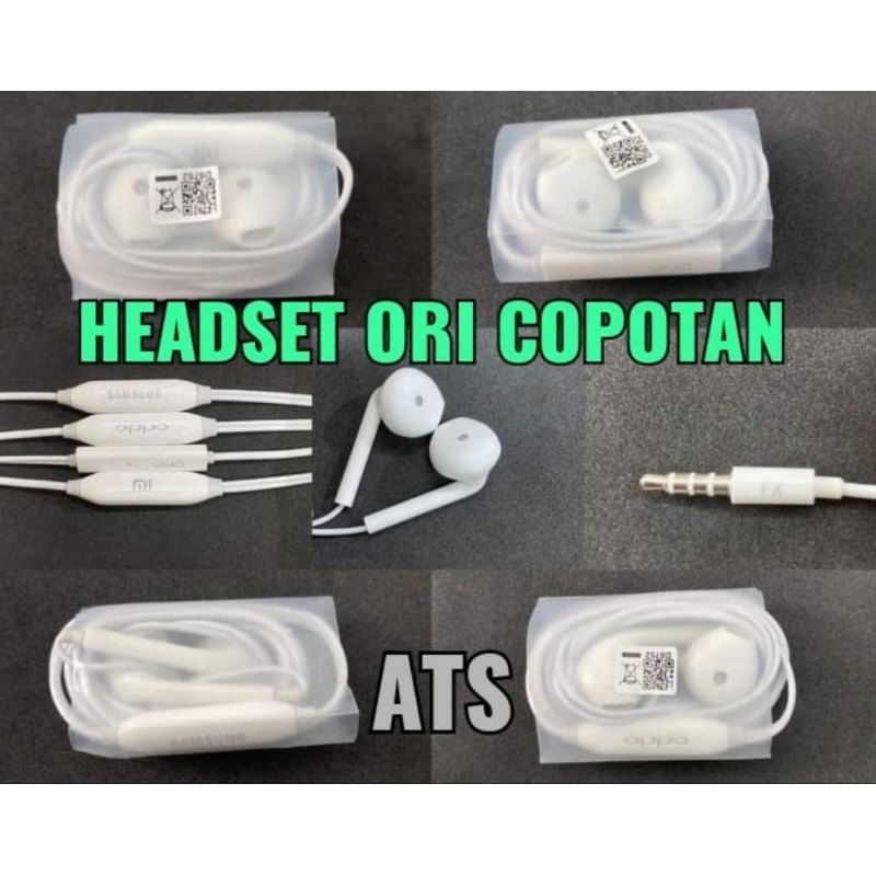 Hf Headset Earphone Ori Copotan Branded / Hf Headset Earphone Handphone Earphone Branded / Hf Headset Earphone Handphone Samsung Branded / Hf Headset Earphone Handphone Branded / HF HEADSET HENDSET EARPHONE HANDPHONE