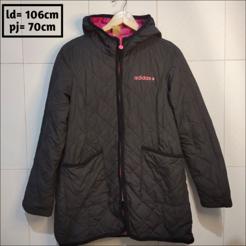 ADIDAS preloved branded jaket pria wanita cewek cowok thrift pl bekas second jacket parasut outdoor 