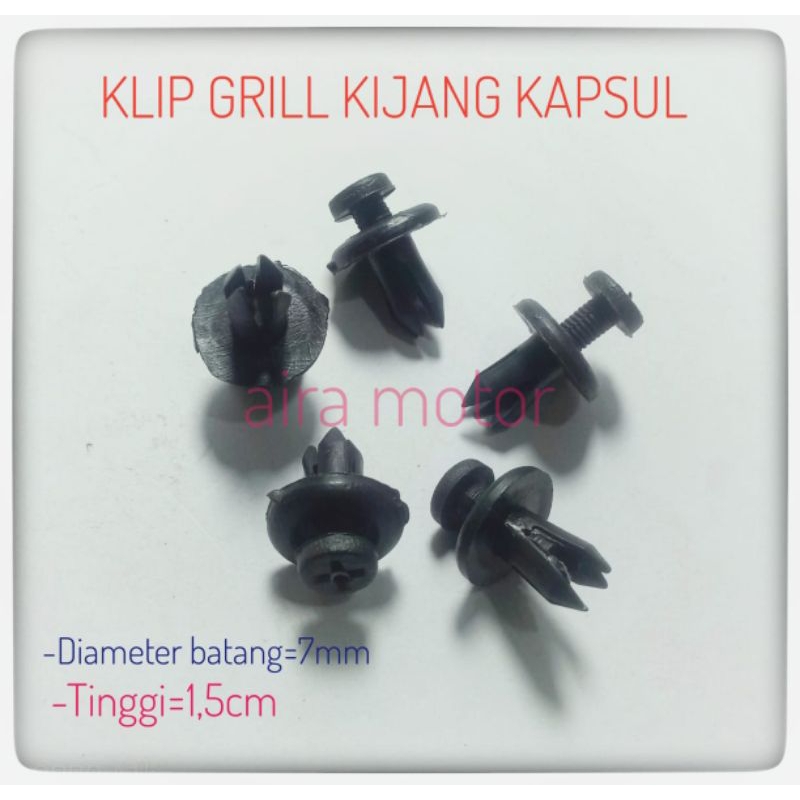 Kancing Grill Kijang Kapsul Kancingan Grill Kijang Kapsul Kancing kijang kapsul 7mm
