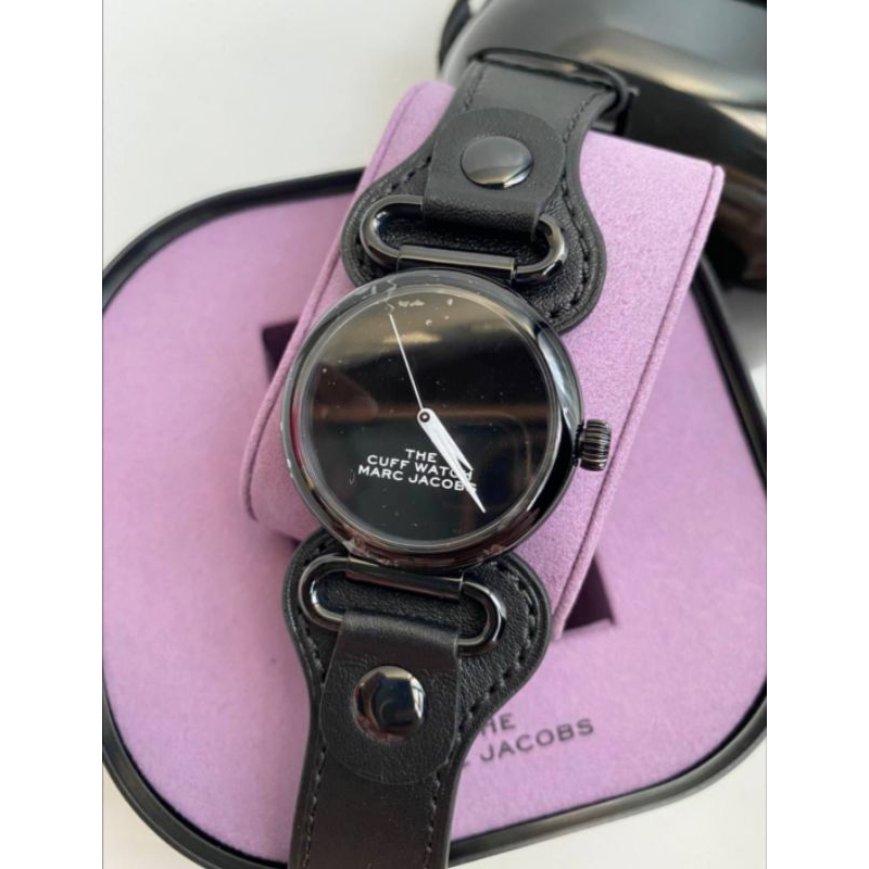 MARC JACOBS The Cuff Quartz Black Dial Ladies Watch MJ0120179295