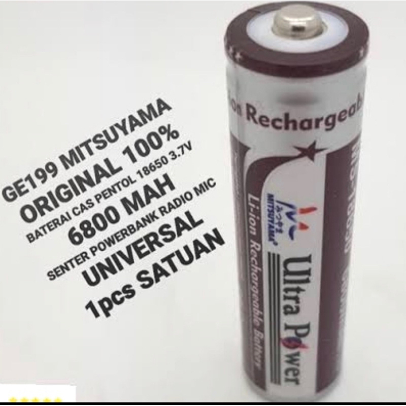 Baterai Battery Charge Vape 18650