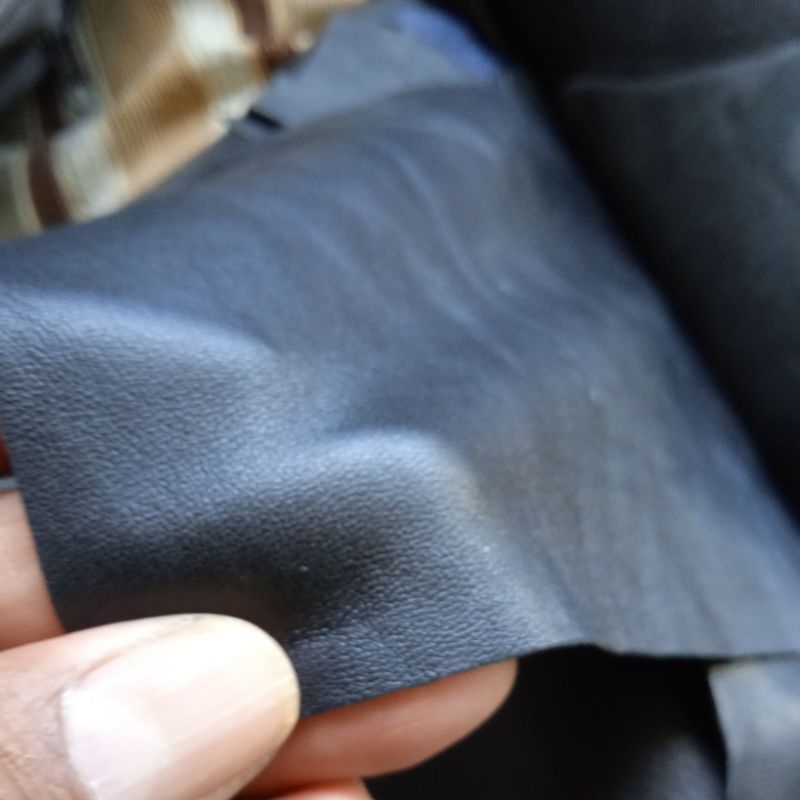 kulit domba lembaran ketebalan 0,5mm hitam