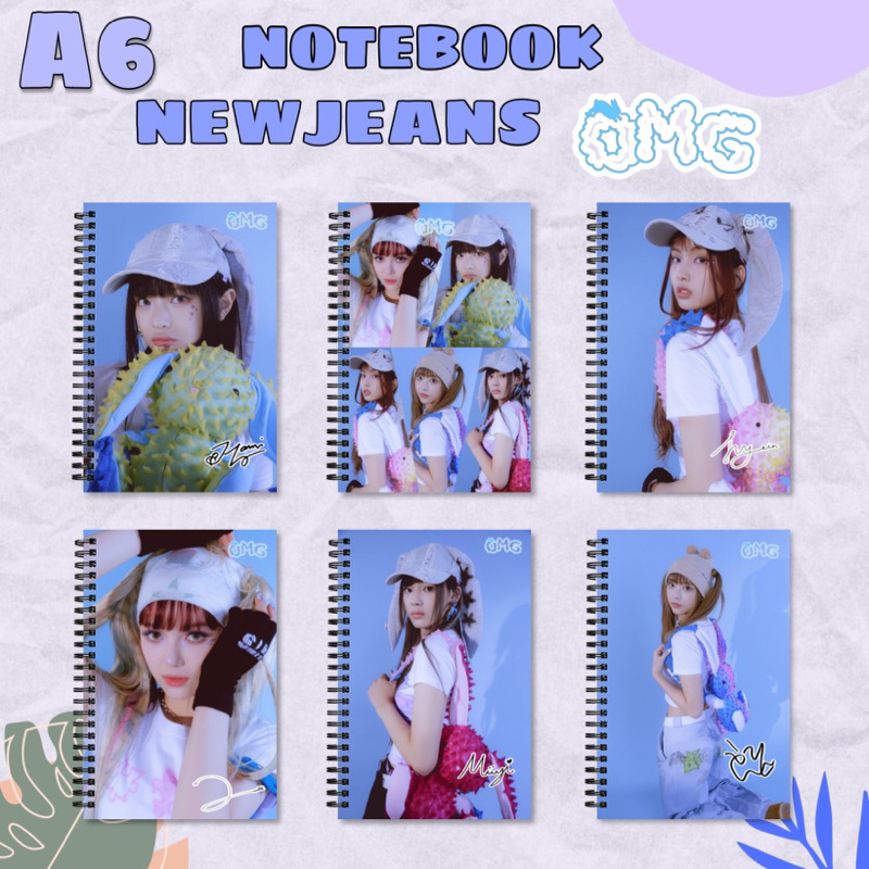 

[Unaverse] NOTEBOOK A6 NEWJEANS OMG Buku Minji Haerin Hanni