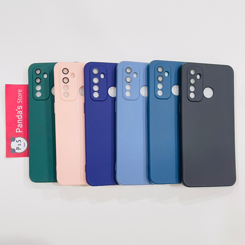 Case Realme 5 Pro Lenspro Makaron Full Color Softcase Pro Lensa