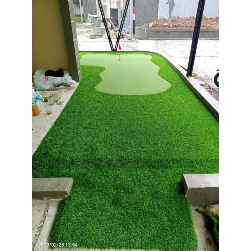 taman hias rumput sintetis