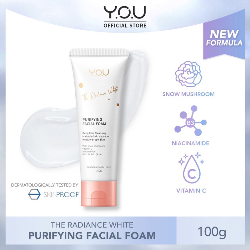 Y.O.U The Radiance White Skincare / Serum / Toner / Facial Wash / Day Cream / Night Cream / Skincare YOU