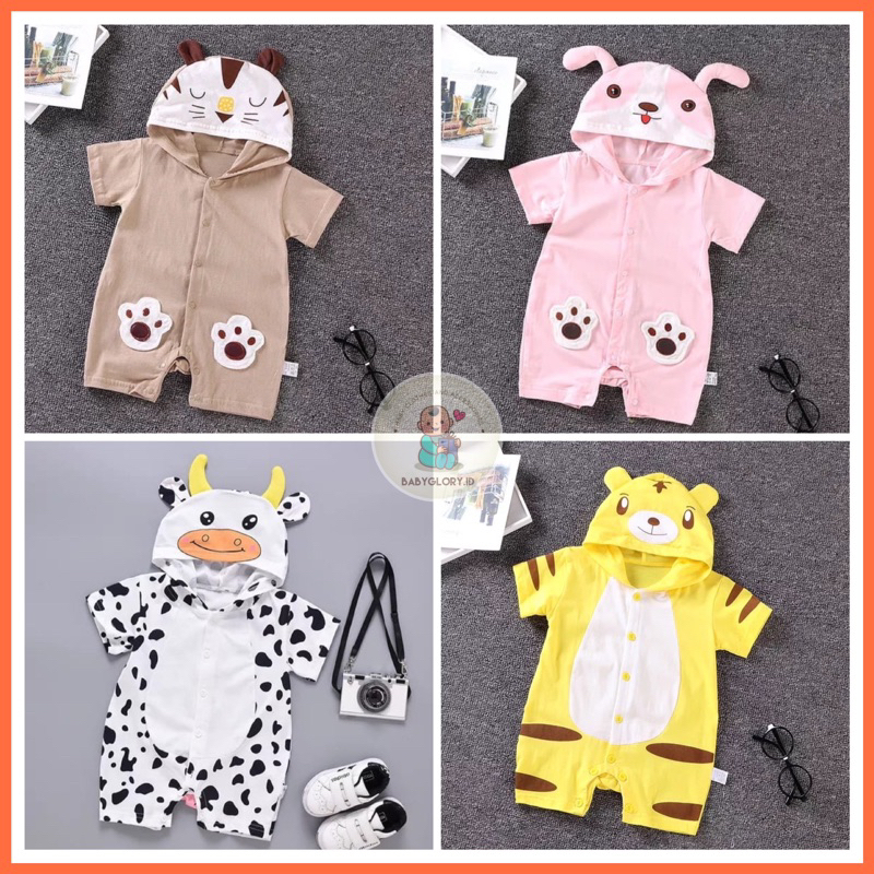 Jumper Bayi Unisex Import / Sleepsuit Bayi / Bodysuit Bayi Motif Terbaru