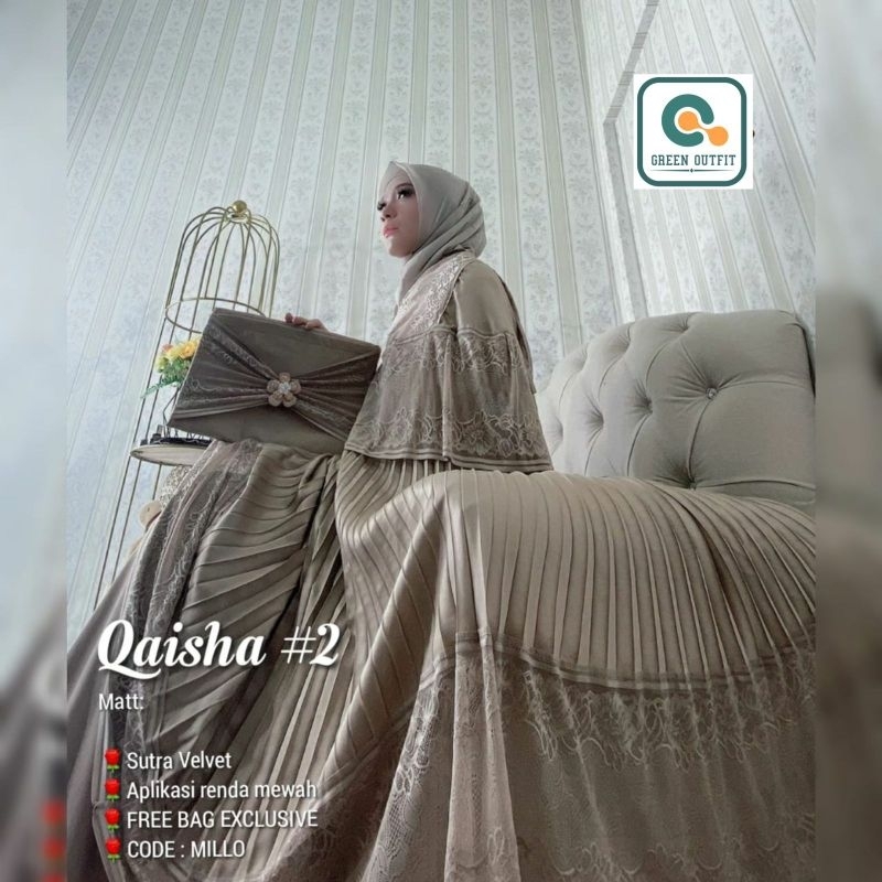 Mukena Qaisha premium