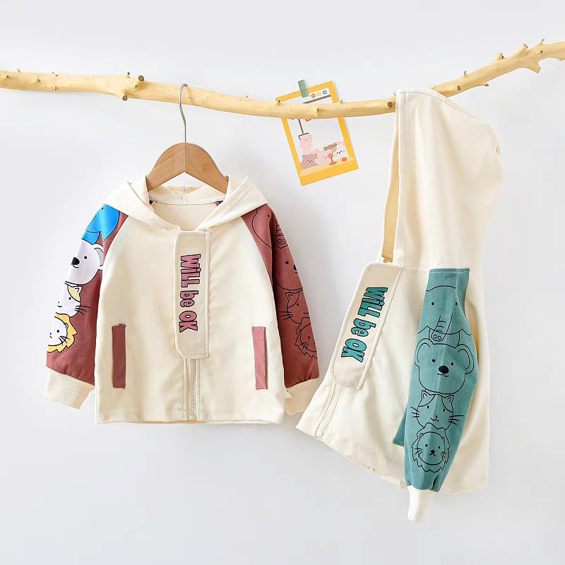 Jaket Anak Laki Laki Perempuan Import Hoodie Anak Unisex Motif Lucu Fashion Korea Outer Coat Keren