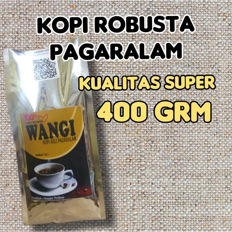 

KOPI BUBUK KOPI ROBUSTA KUALITAS SUPER 400 GRM Kopi MURNI TAMPA CAMPURAN