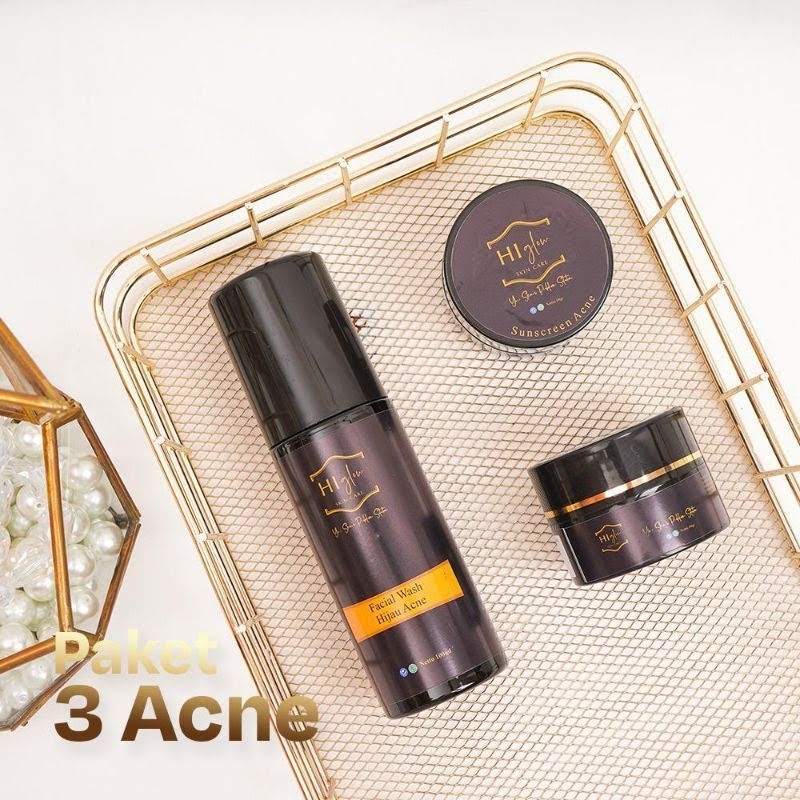 ( bisa cod ) ( agen hi glow )Hi glow skincare/ hi glow paket custom/ hi glow isi 3/ hi glow w1/ hi g