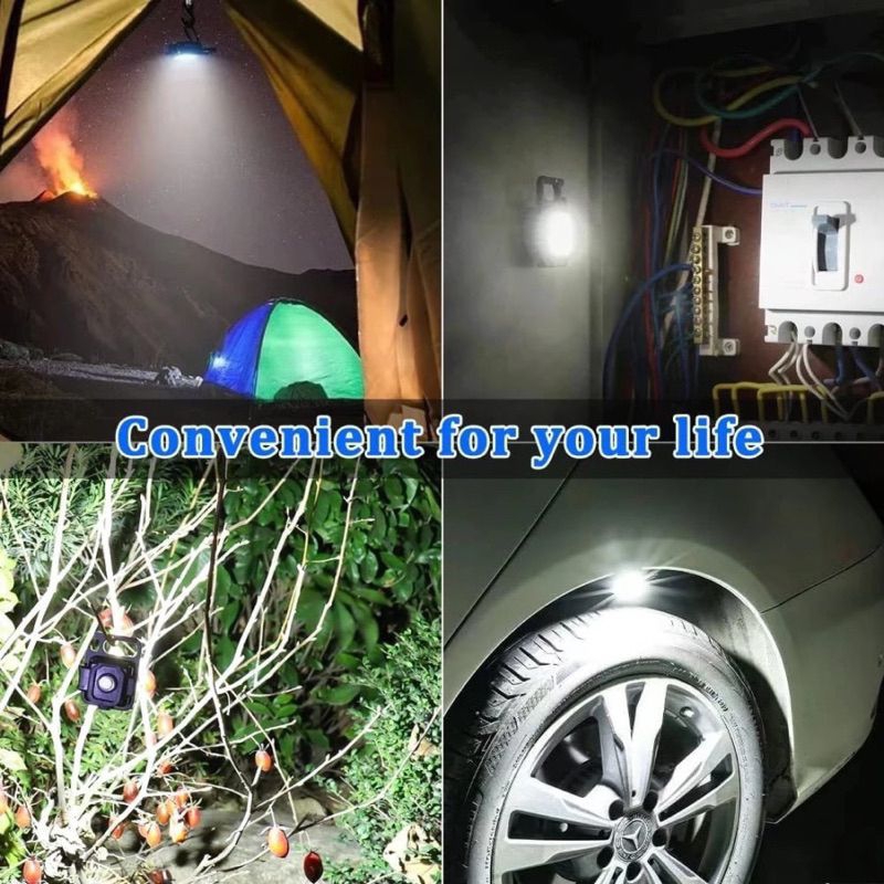 MJ88 LAMPU LED EMERGENCY KEYCHAIN MULTIFUNGSI/ LAMPU CAMPING CAS USB GANTUNGAN MAGNET SUPER MURAH