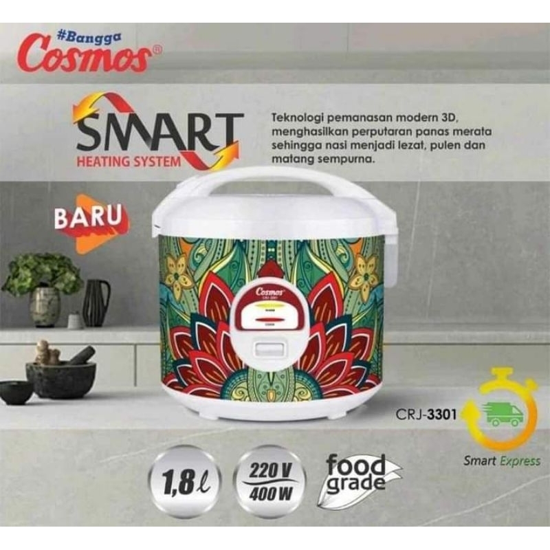 RICE COOKER COSMOS CRJ-3301