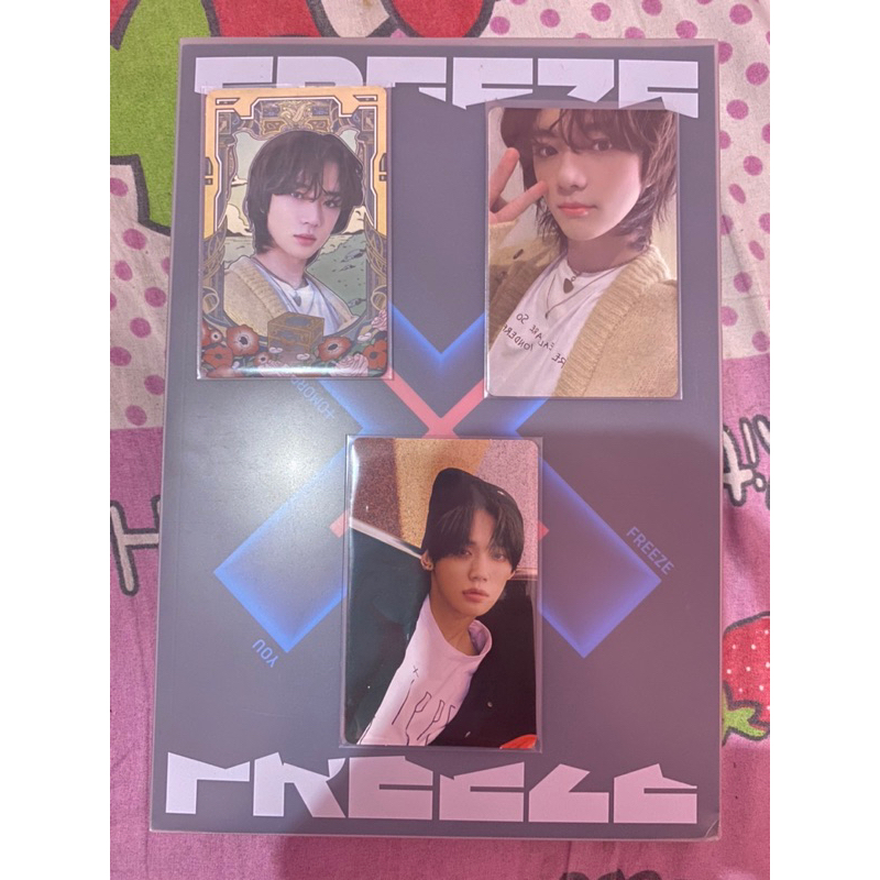 ALBUM TXT FREEZE FULLSET VERSI YOU PC BEOMGYU POB WEVERSE YEONJUN