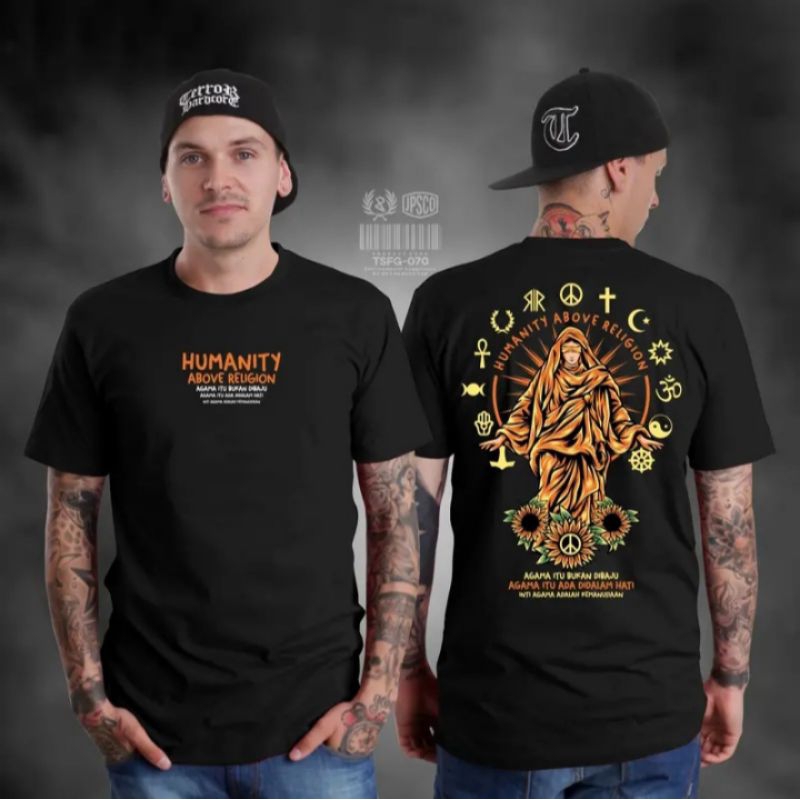 Kaos Pluralisme Distro Pakaian Pria Murah Terbaru Baju Kaos Satanic Cowok