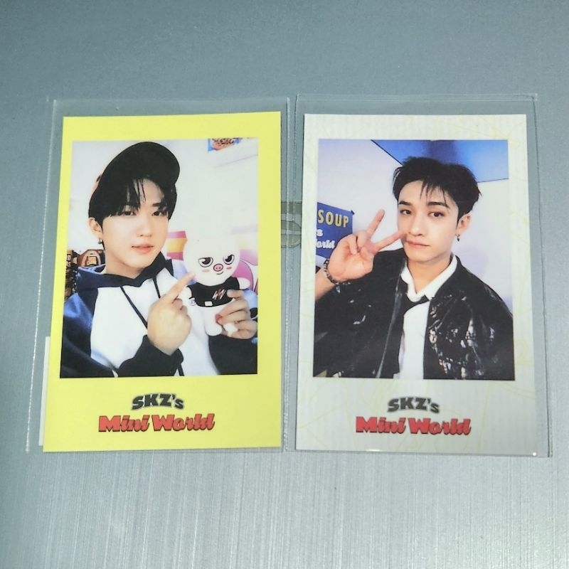 Changbin / Bangchan Polaroid /POB - Official from STRAY KIDS Season's Greetings 2023 - Mini World