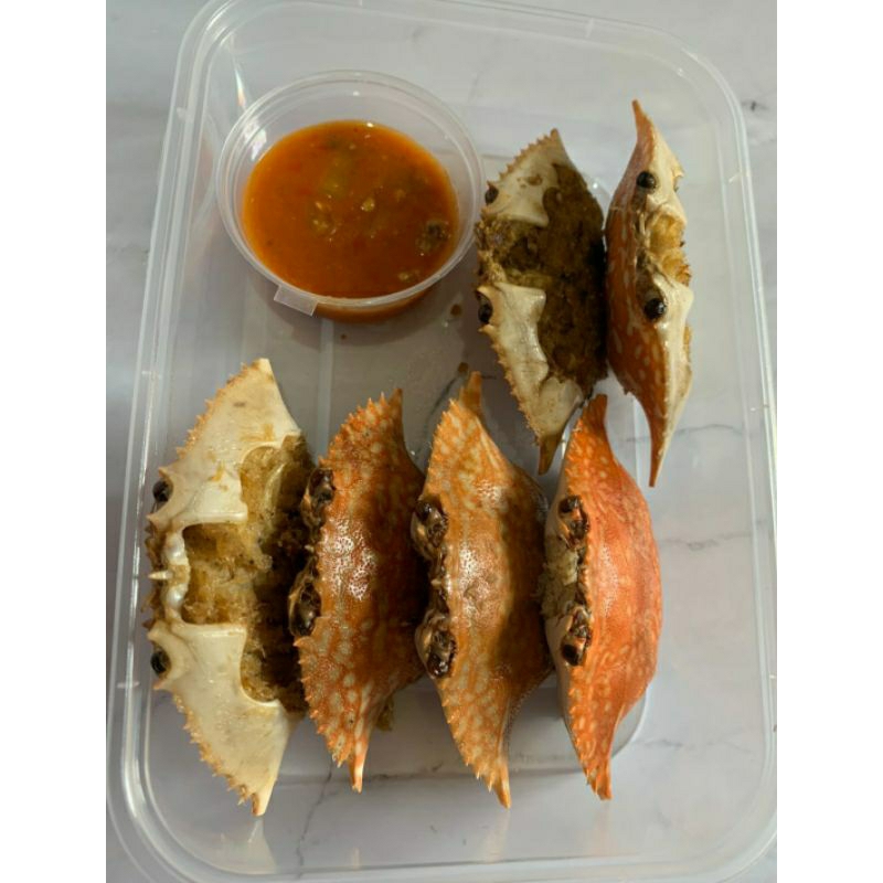 Ketam Isi Daging Dan Telur Rajungan | Kepiting Buncit MIX- Ketam Buncit