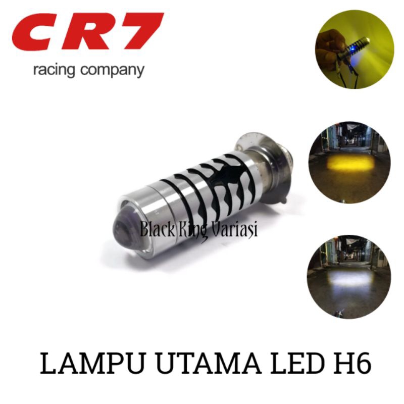 Lampu Utama H6 LED Lampu Depan H6 H4 Lampu Laser Gun Motor LED Ac Dc Lampu Utama