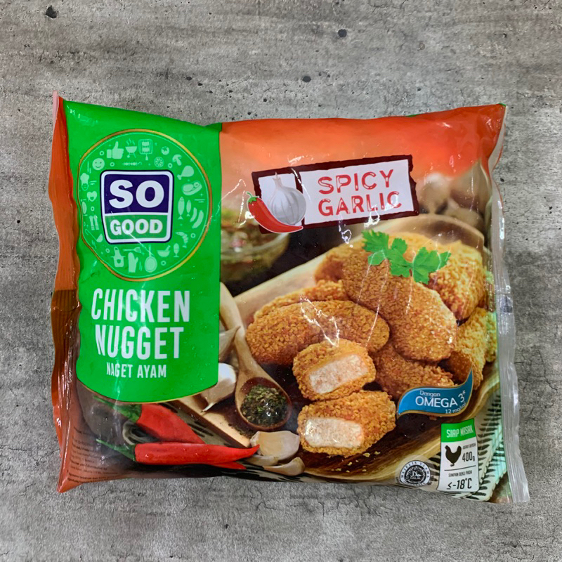 

So Good Nugget Spicy Garlic 400gr