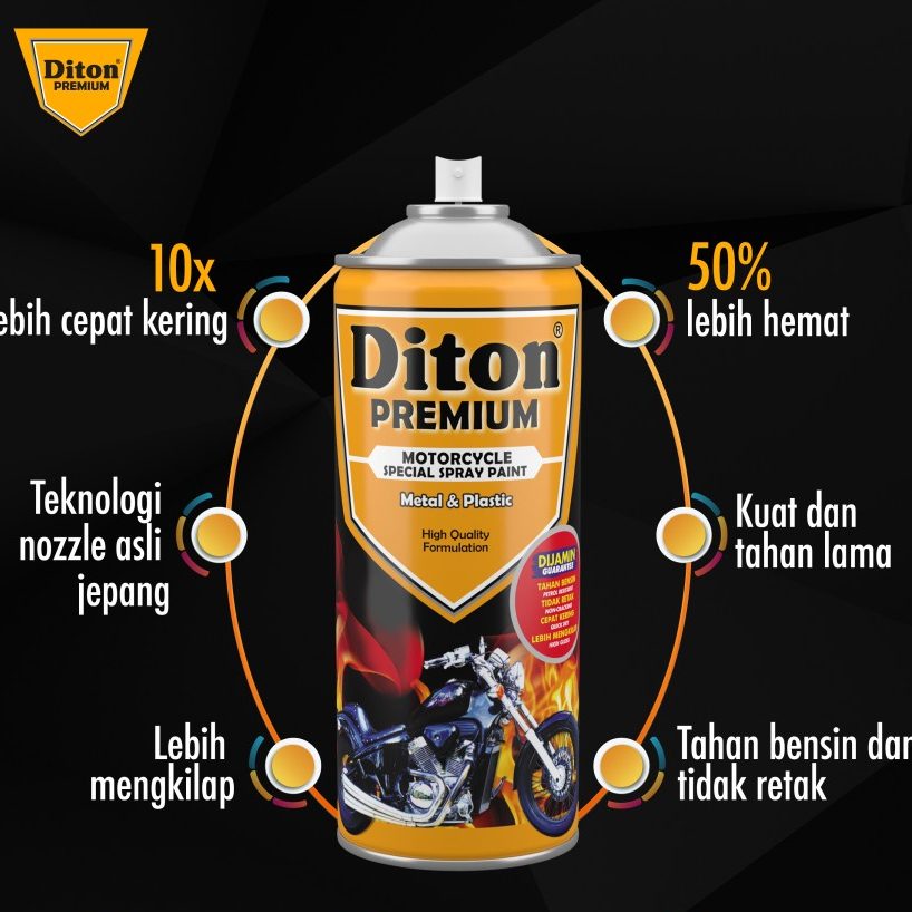 Cat Semprot DITON PREMIUM - Lembayung Gold PL 9201*-3