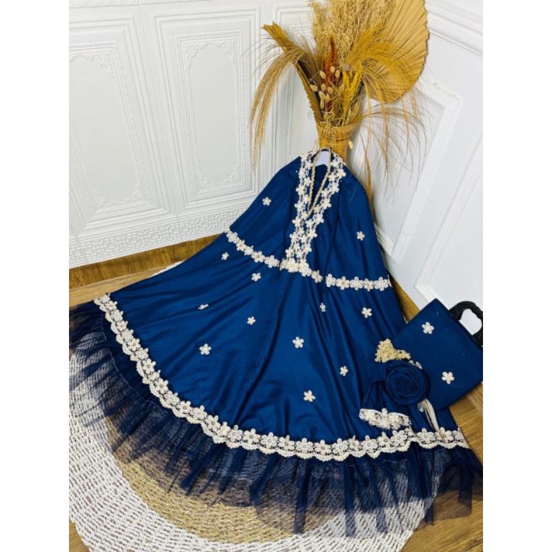 Mukena Katun Shireen | Mukena Katun Adem | Mukena Renda bahan Katun