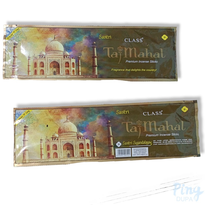 Dupa Premium Taj Mahal Renteng Isi 35 Batang Hio By Savitri India