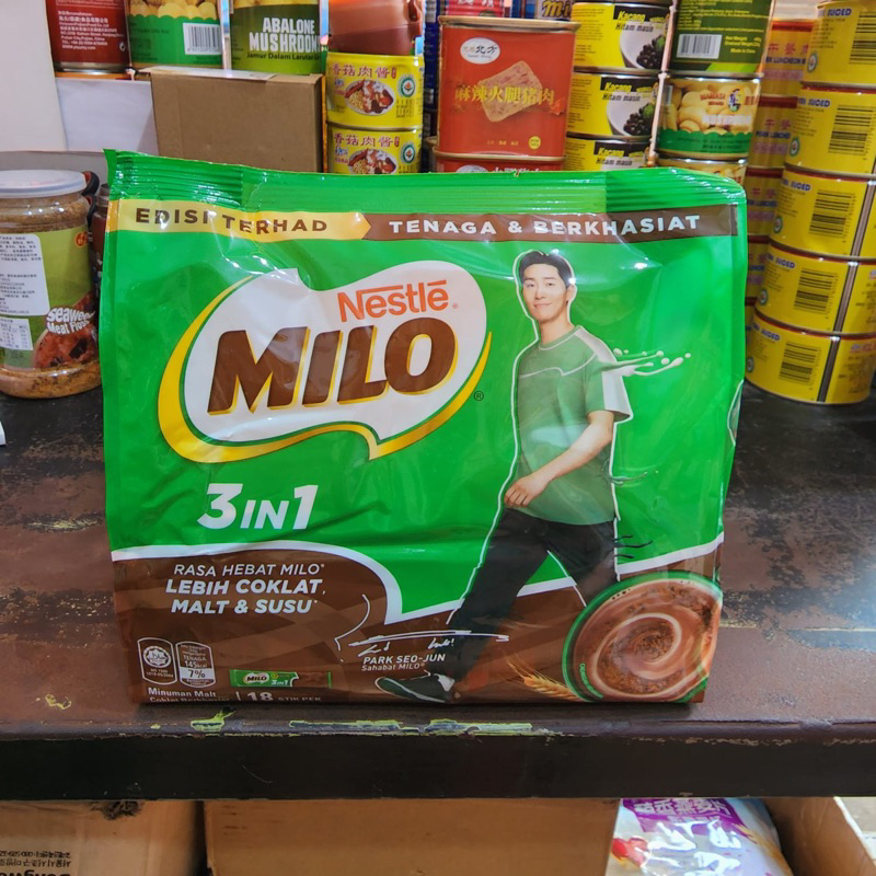 

SUSU BUBUK COKLAT MILO 3IN1 MALAYSIA NESTLE MILO STIK MALAYSIA