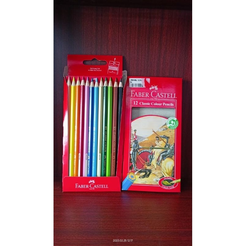 

PENSIL 12 WARNA FABER CASTELL PANJANG
