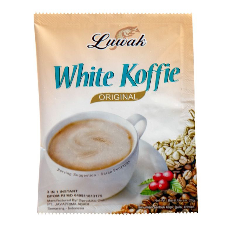 

[COD] RD KENDAL - KOPI LUWAK WHITE KOFFIE SATU RENCENG ECER 20 gram / Kopi Susu / Kopi sachet instan