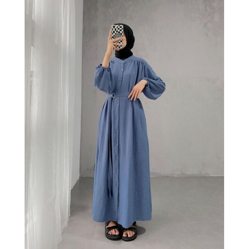 Kesya Dress Wanita Crinkle Airflow