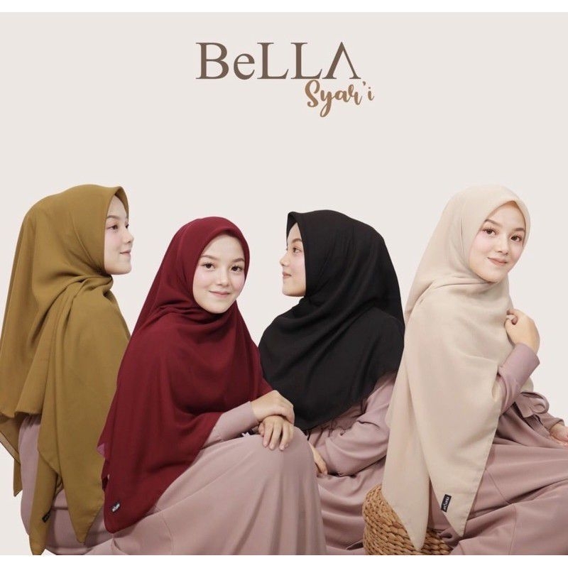 segiempat Bella square syar'i jumbo 130x130 pollycotton premium