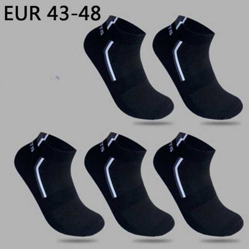 LKWDer Kaos Kaki Pria Casual Sport Breathable Anti Bacteria 5 Pair - LK4