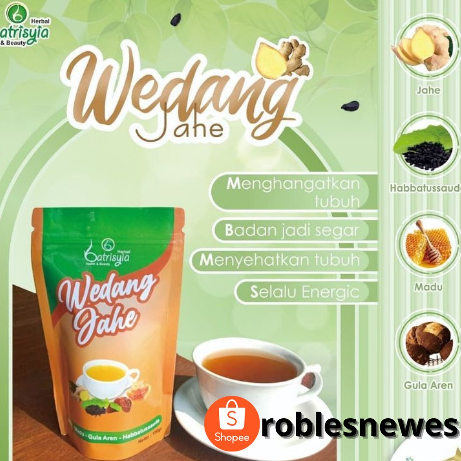 

Batrisyia Wedang Jahe Herbal / wedang jahe batrisyia / Minuman Tradisional Batrisyia 150GR