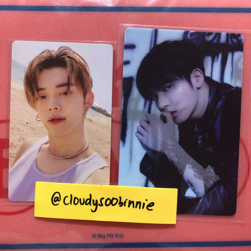 [BOOKED] Photocard Yeonjun sky blue + lenti mess taehyun