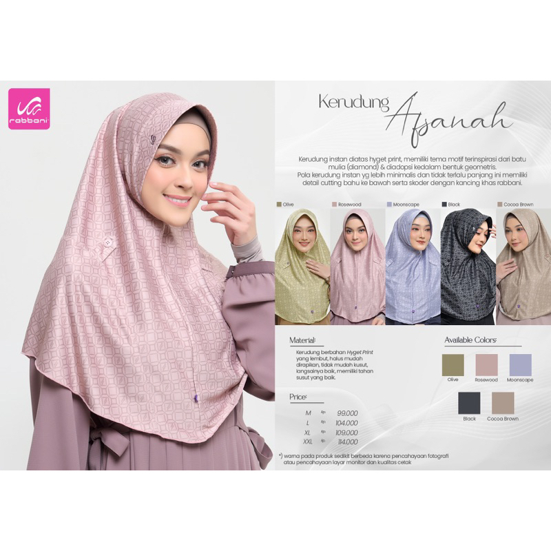 Kerudung Afsanah Rabbani ORI