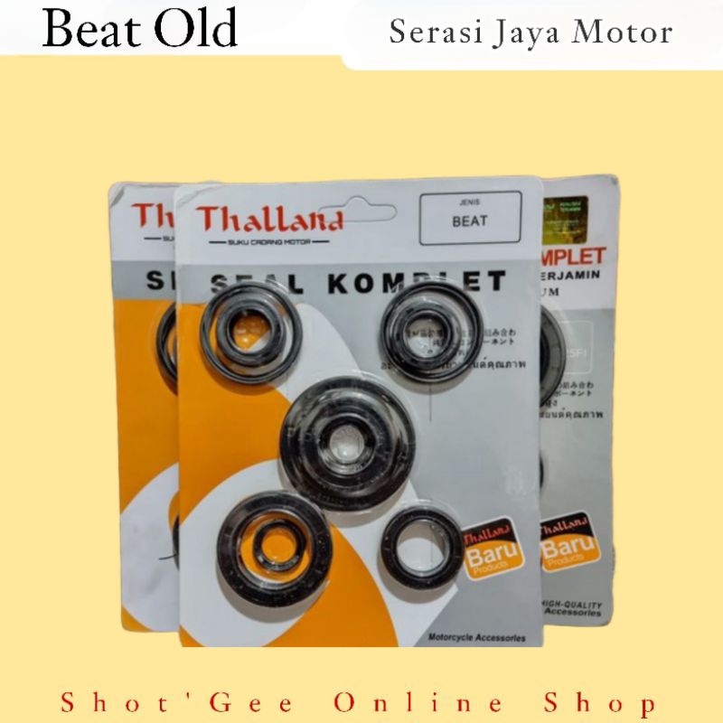 SIL SEAL SET OLI SEAL SET KOMPLIT BEAT CARBU / SCOOPY CARBU / SPACY CARBU