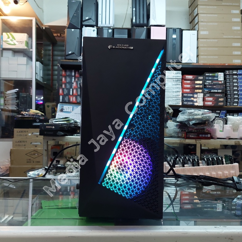 PC Gaming Fullset AMD A8 9600 Ram 8GB HDD 500GB + Monitor 19 Inch Widescreen komputer gaming full set desktop rakitan