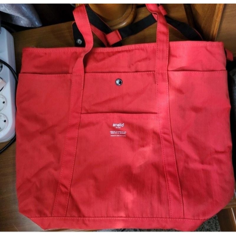 anelo red 2 way backpack