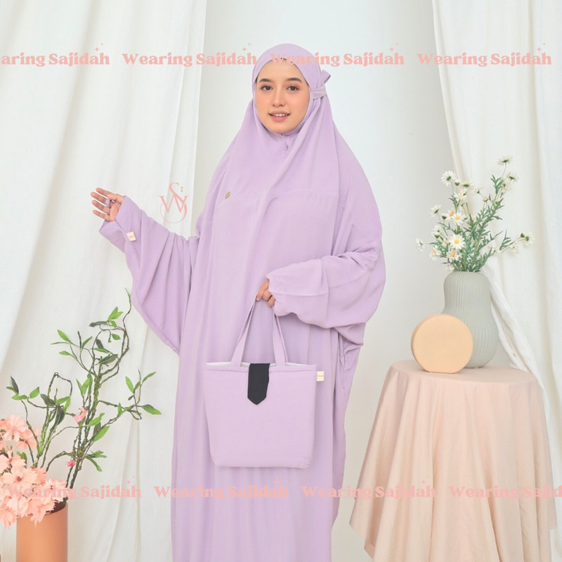 Mukena rayon jumbo premium by wearing sajidah