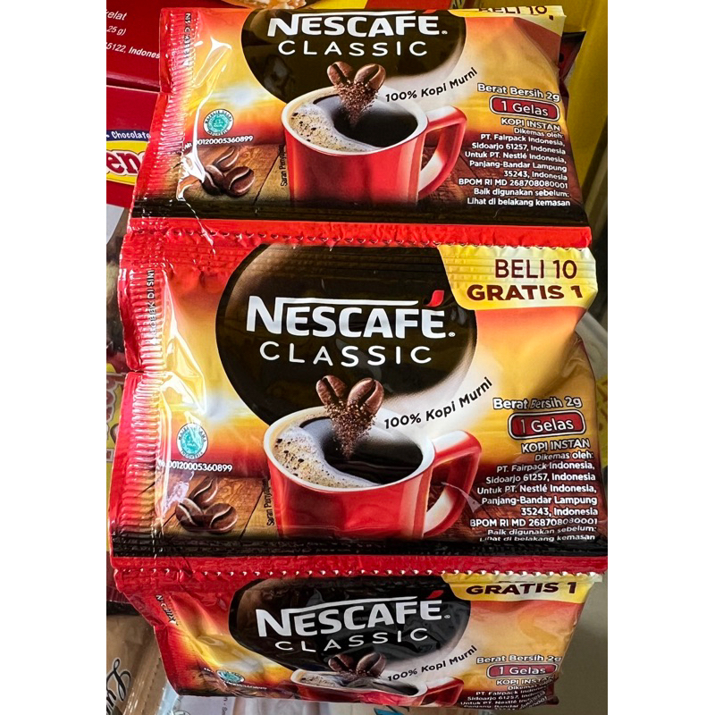 

Kopi Bubuk Nescafe Classic Renceng