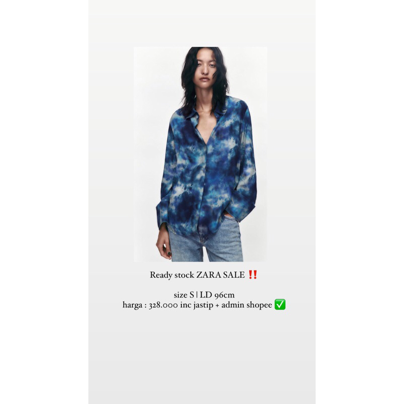ZARA tie dye shirt