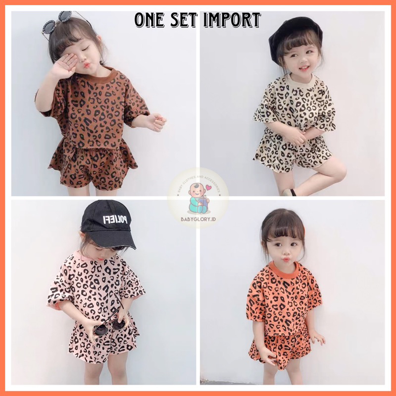 Setelan Anak Perempuan Import Ala Korea Setelan Lucu Anak Import Setelan Crop Anak