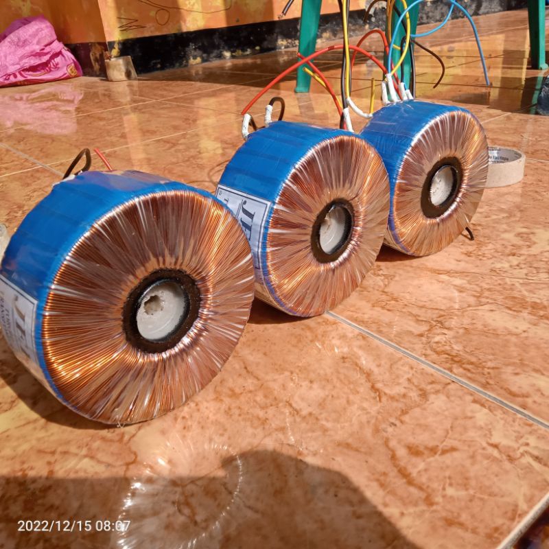 TRAFO TOROID/DONAT 5A CT 35v/45V/55V/65v