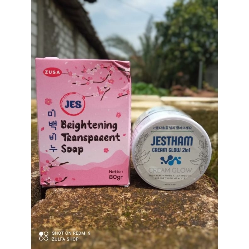 PAKET BRIGHTENING JESTHAM/PAKET CREAM+SABUN JESTHAM