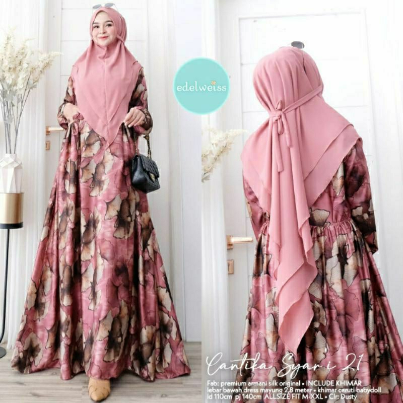 GAMIS SET HIJAB CANTIKA SYARI PO