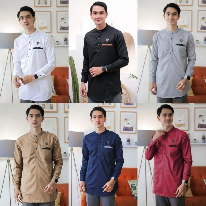 Baju Koko Pria Dewasa Baju Koko Lengan panjang